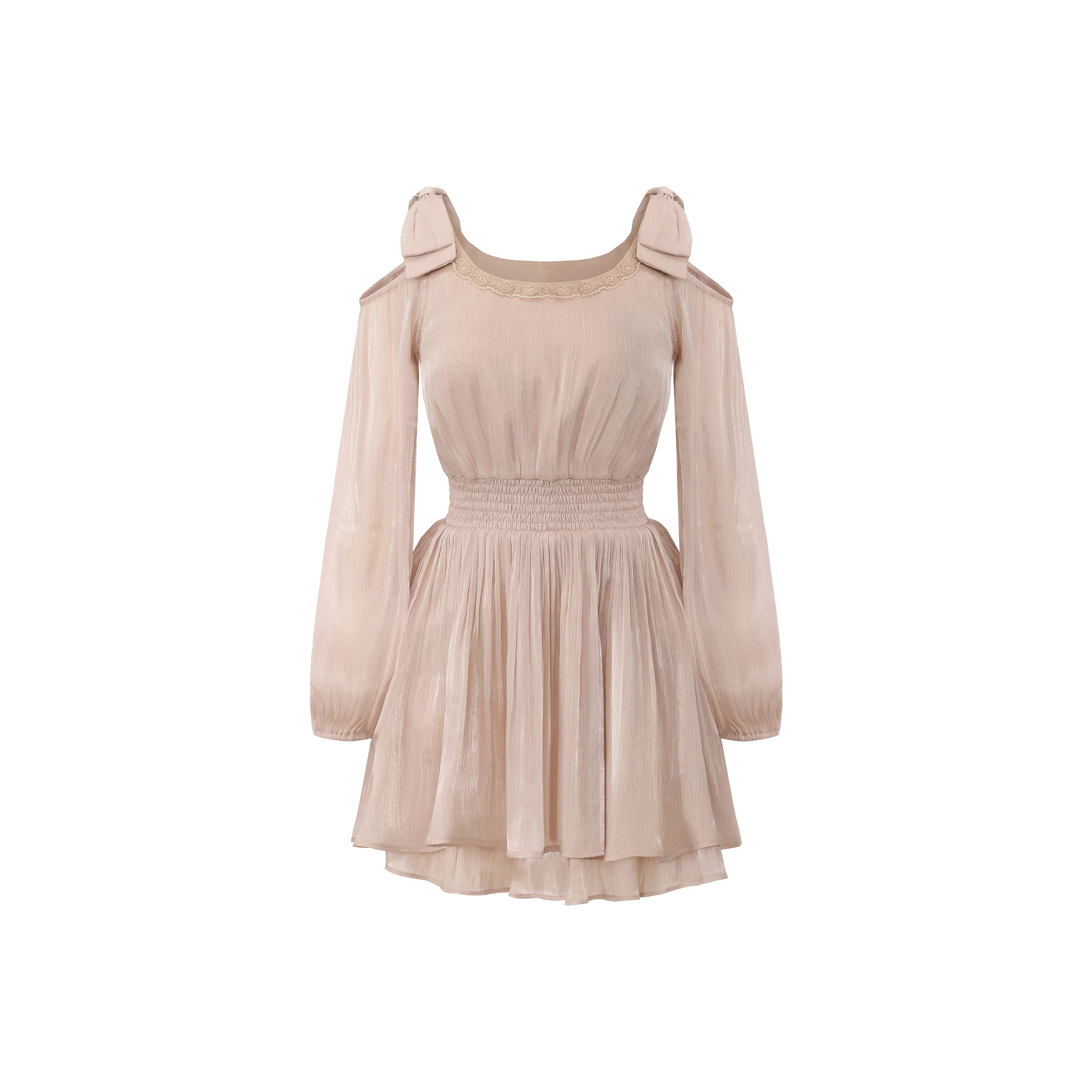 CHIWAWAMEME Длинное платье с длинными рукавами женское