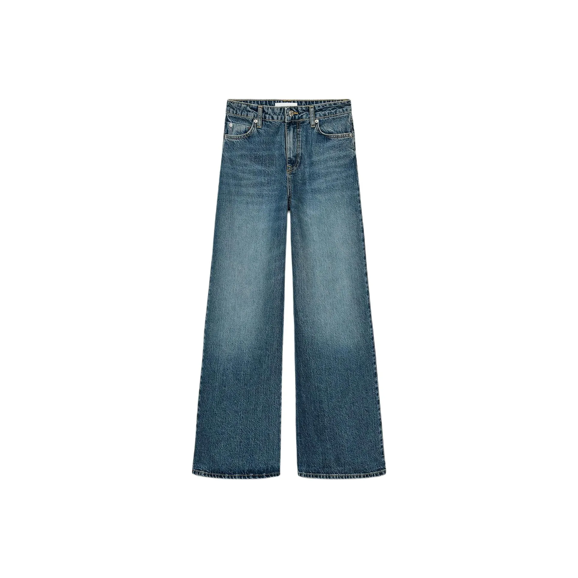 ZARA Wash Blue Women's Jeans ZARA Вымытые синие женские джинсы