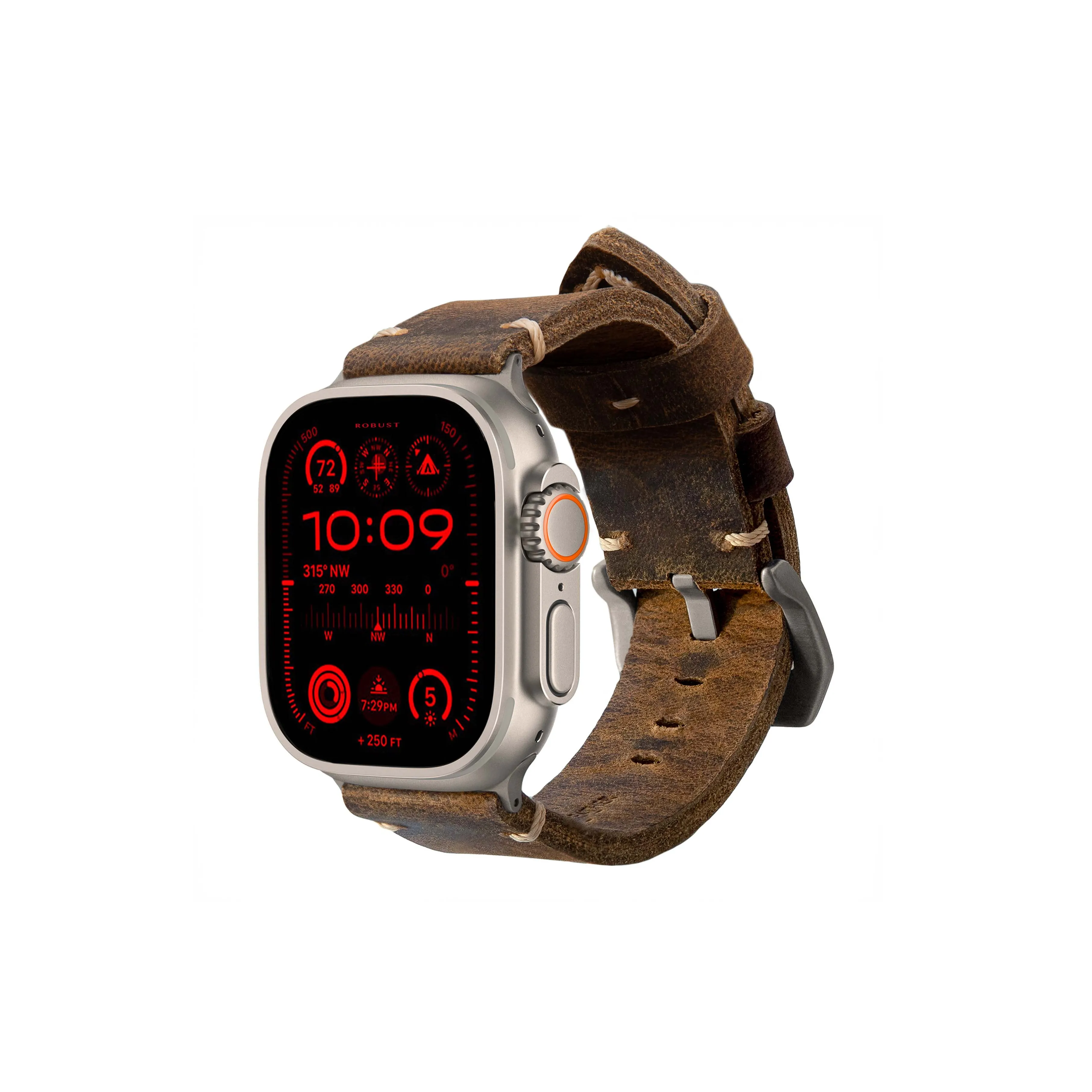 SEURE Ремень Apple Совместимость Воловья кожа Кожа Материал