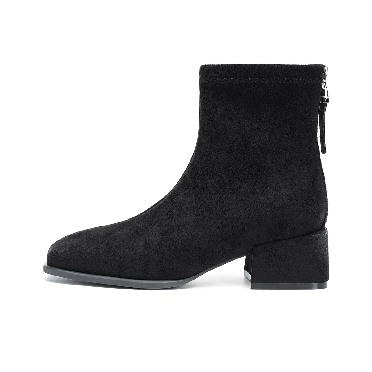 ELLE Пустошь Западный Стиль Ботинки Ботильоны Женские 2025 Женские Ботинки