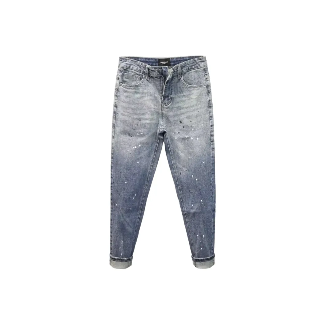 CAT'S PAW Синий Унисекс Джинсы