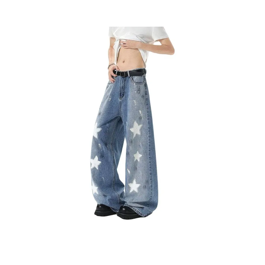 NRXX Blue Unisex Jeans NRXX Синий Унисекс Джинсы