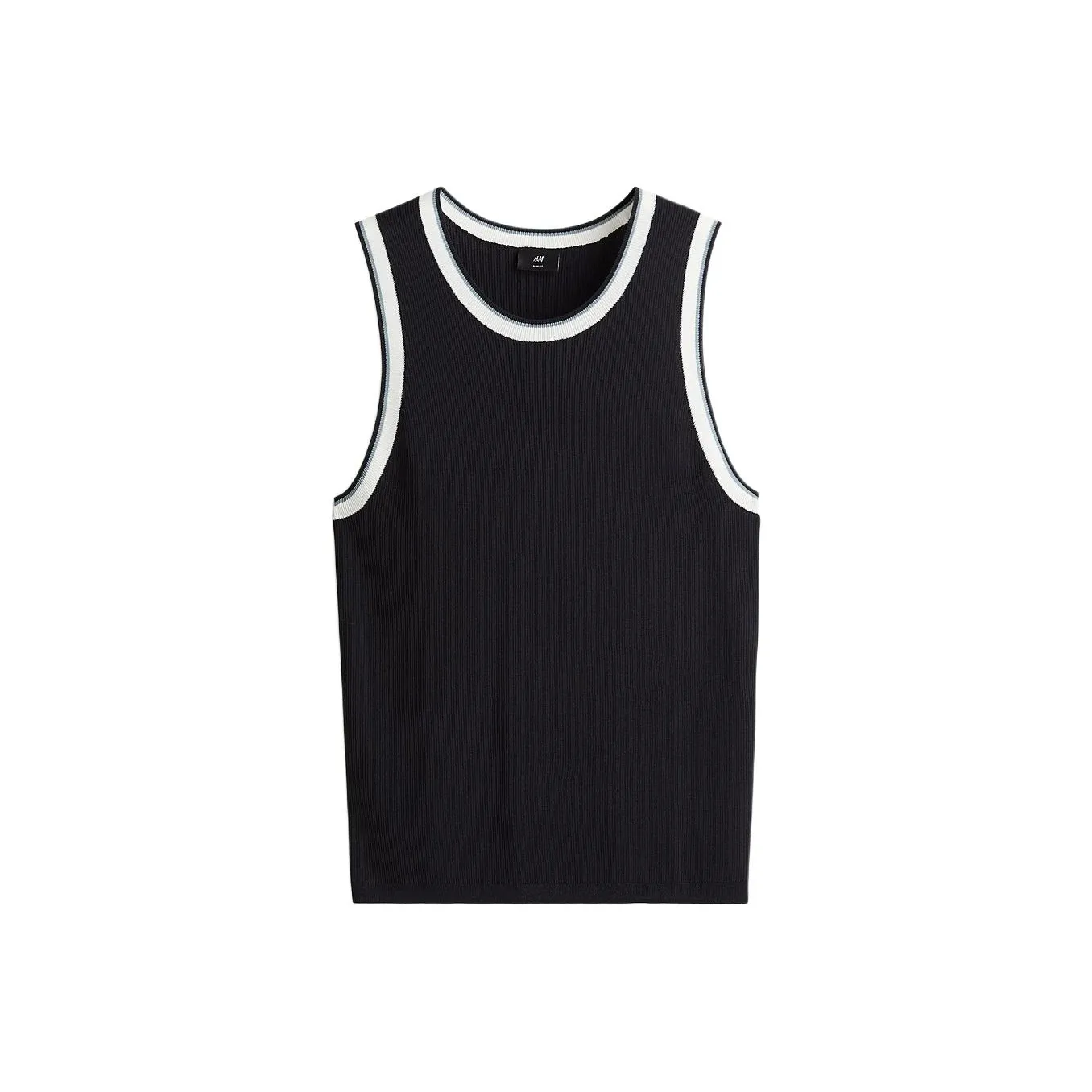 H M Морской Синий Мужские Майки