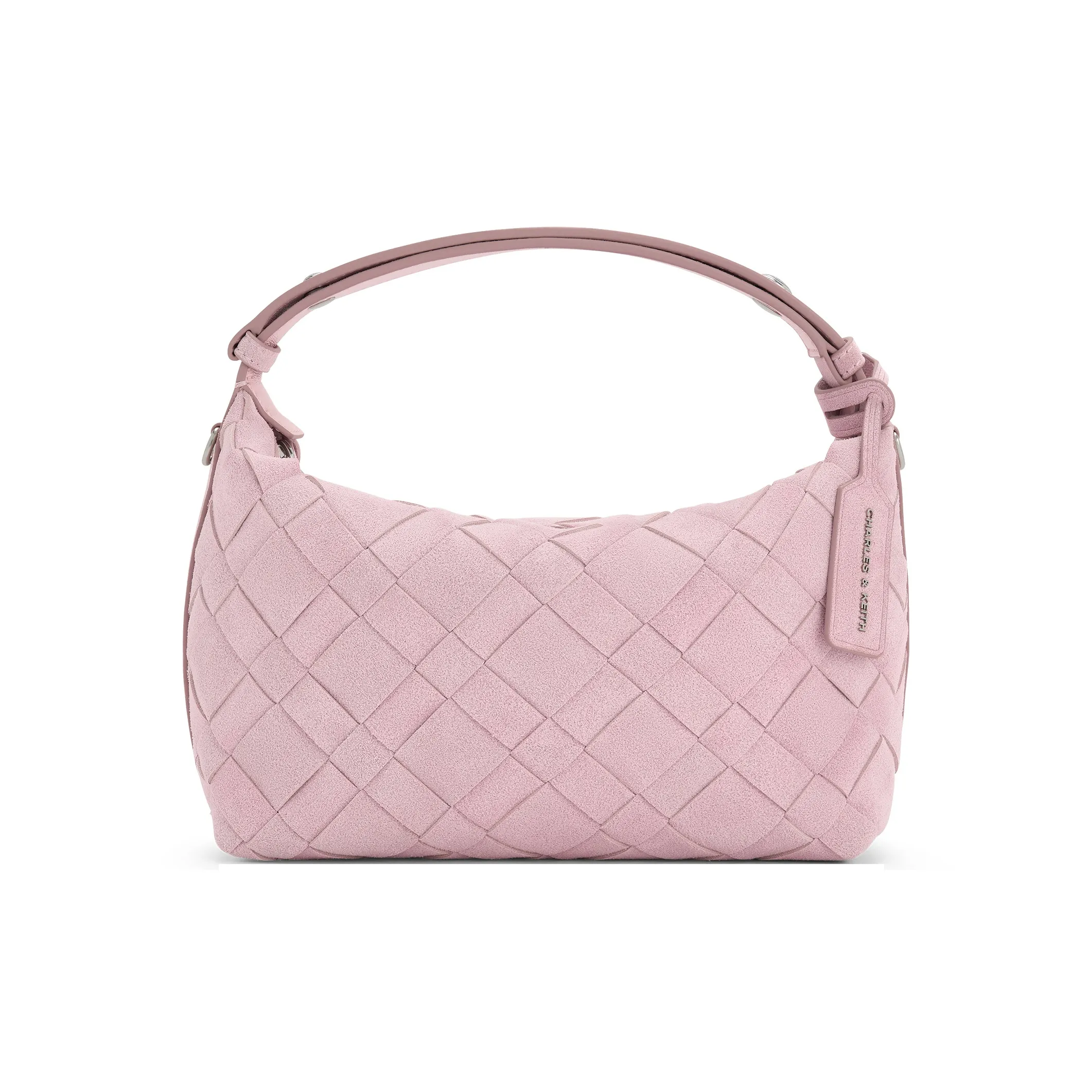 CHARLES KEITH Сумка-ланчбокс из синтетической кожи маленькая женская песочного цвета хлопковый конфетный розовый