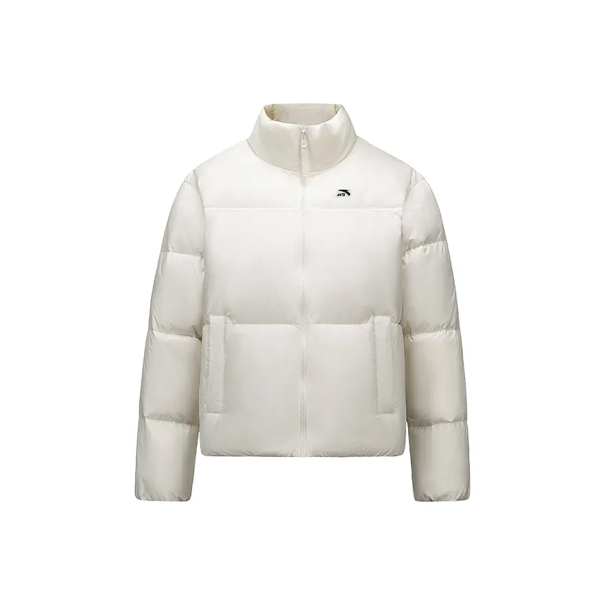 ANTA Пуховик Женские Теплый Бело-Нефритовый