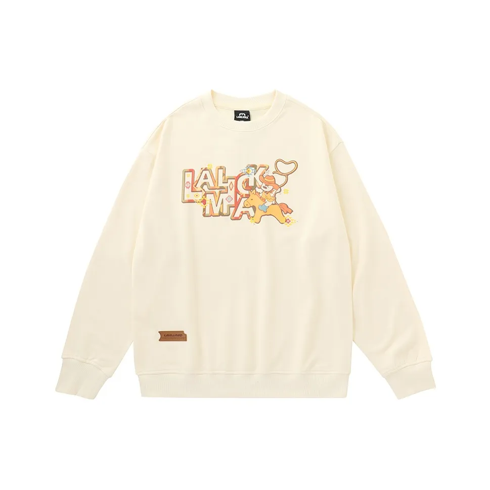 LAMLICKA Абрикос Унисекс Свитшоты