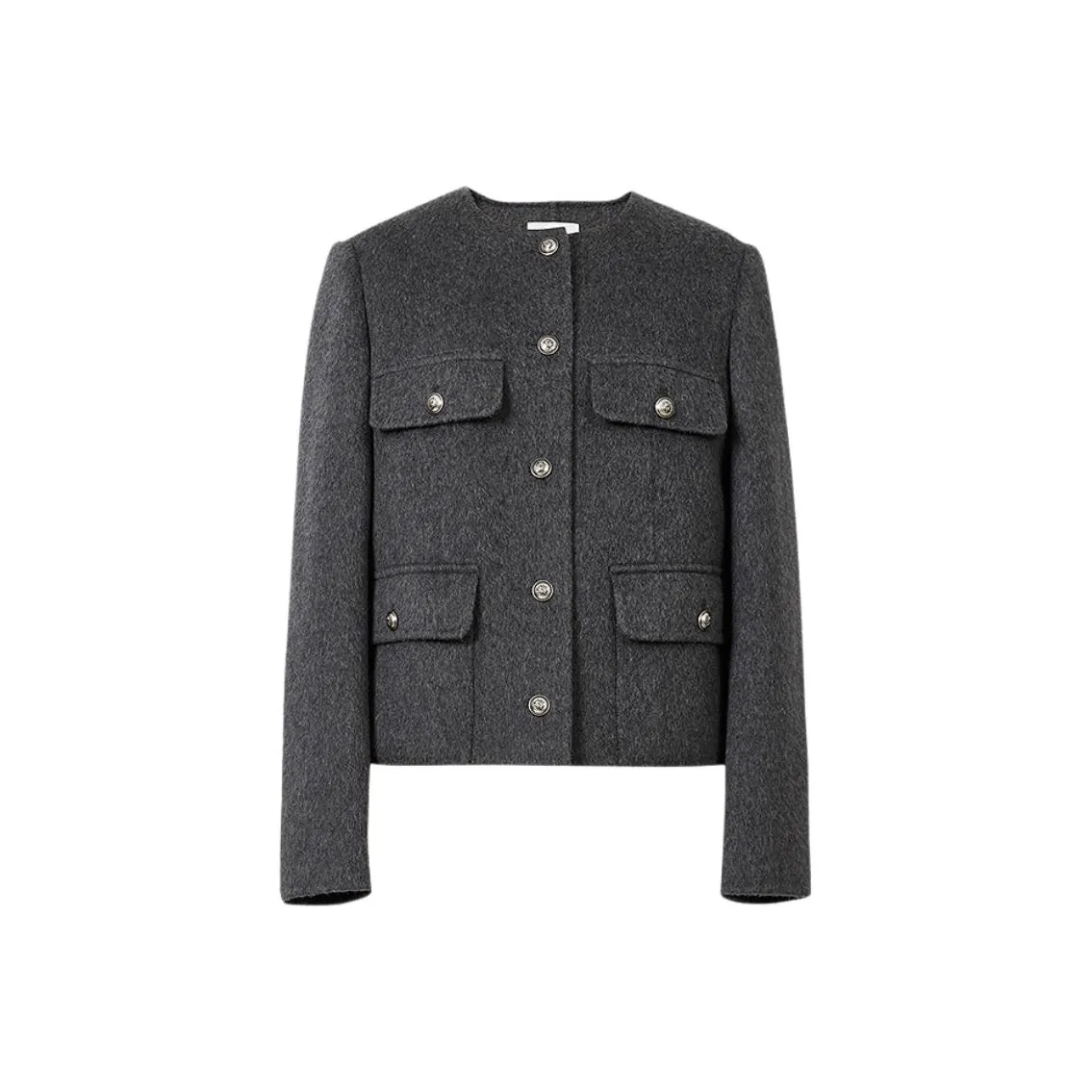 Hopeshow Темно-серый 080 Женское пальто