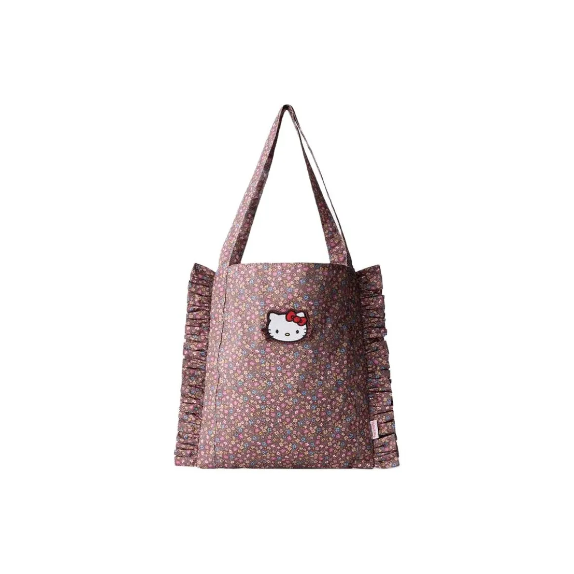 ZARA Hello Kitty Коллаборация Хлопок Сумка-тоут Сумка для покупок Сумка на плечо Женская Розовая