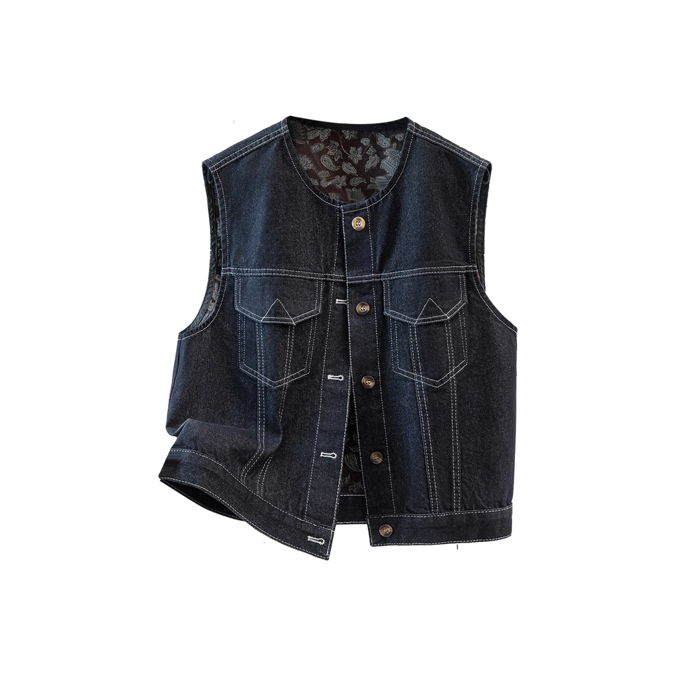 Cypress House Темно-синие женские жилеты