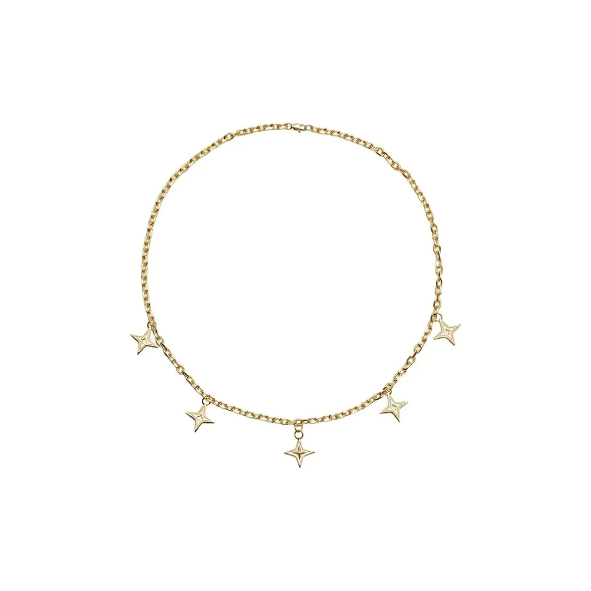 Растворение Титановая сталь UNIQUE Дизайн Элегантность Синцзи Ключица Цепь Унисекс