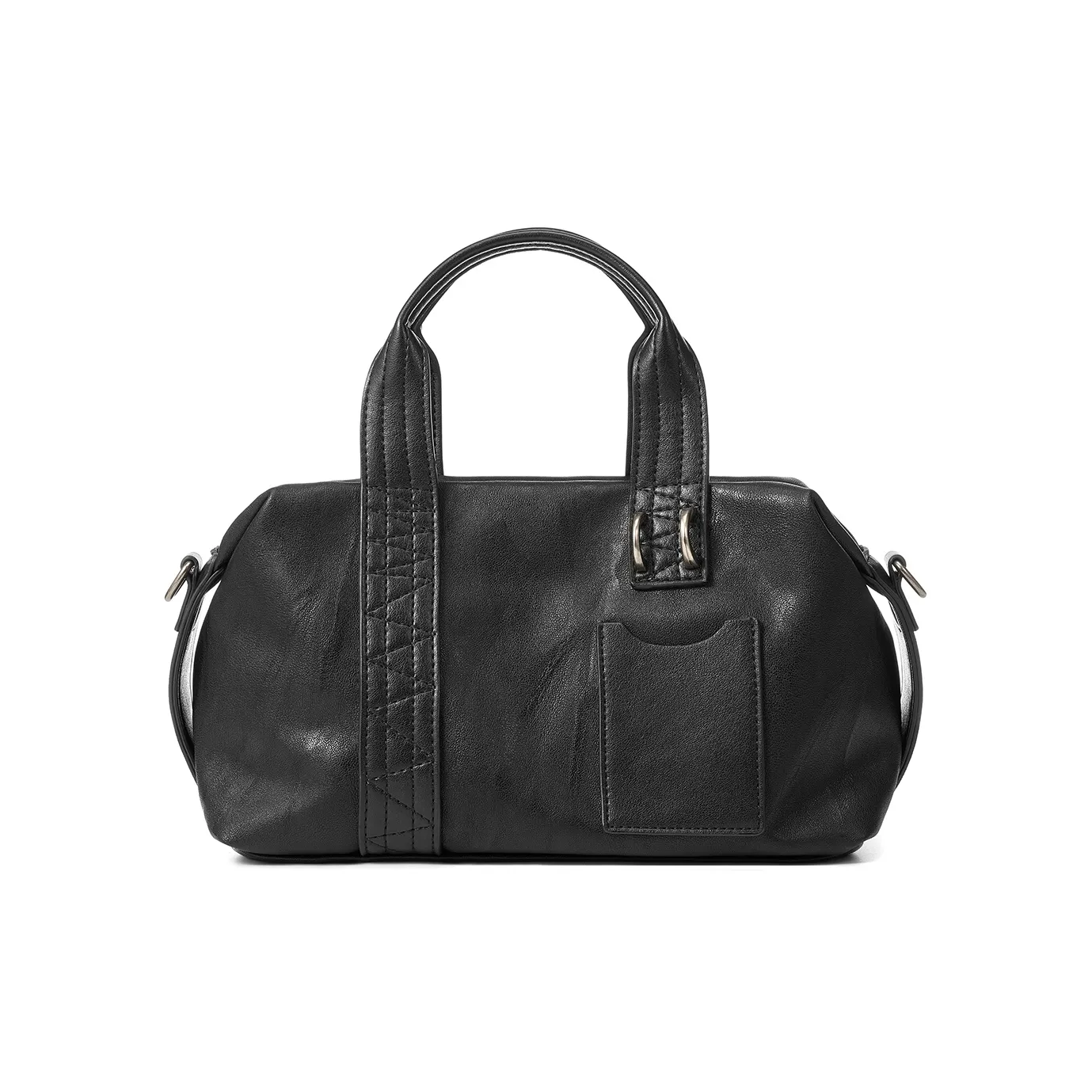 Yawei Kuroda ПУ (полиуретан) Bowling Bag Сумка Маленькая Унисекс Черная