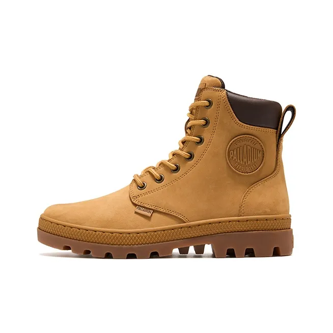 Palladium Martin Boots Yellow Brown Unisex Палладий Мартинсы Желтый Коричневый Унисекс
