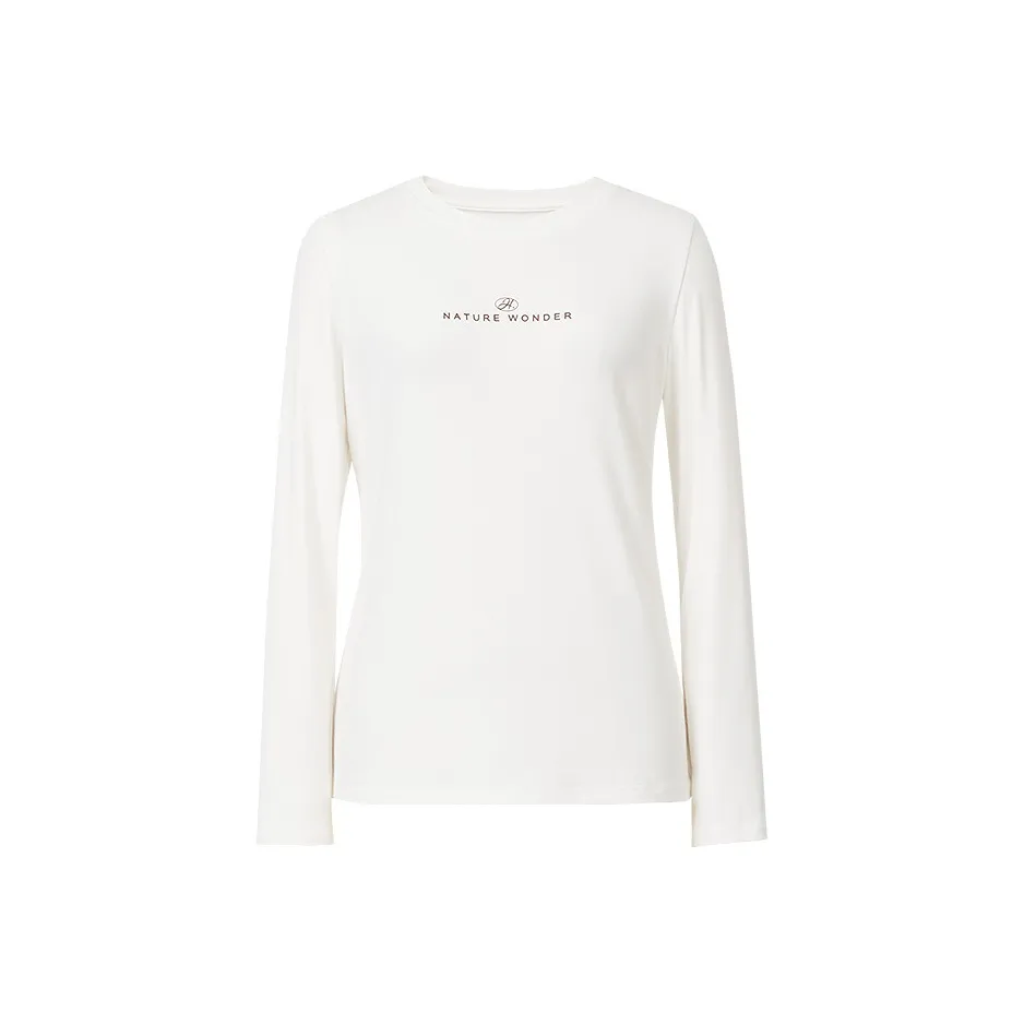 Hopeshow Натуральный Белый 001 Женские T-рубашки