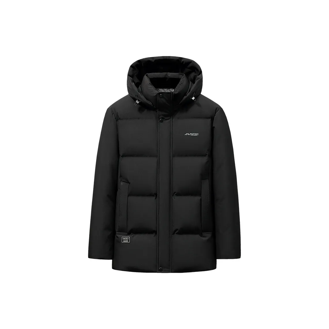 COMBO Зимний Утолщенный Теплоизоляционный Гусиный пух Пальто с капюшоном Укороченный пуховик Мужской