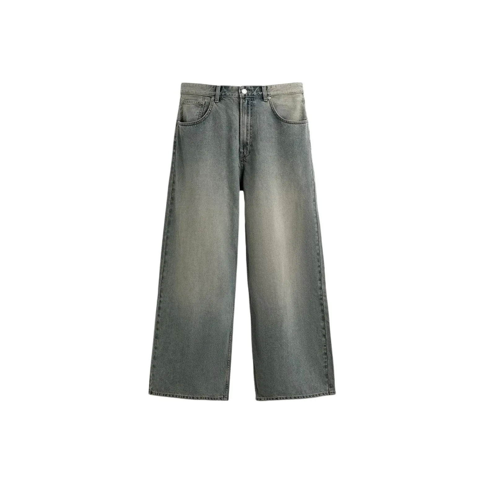 ZARA Blue Green Men's Jeans ZARA Синие Зеленые Мужские Джинсы