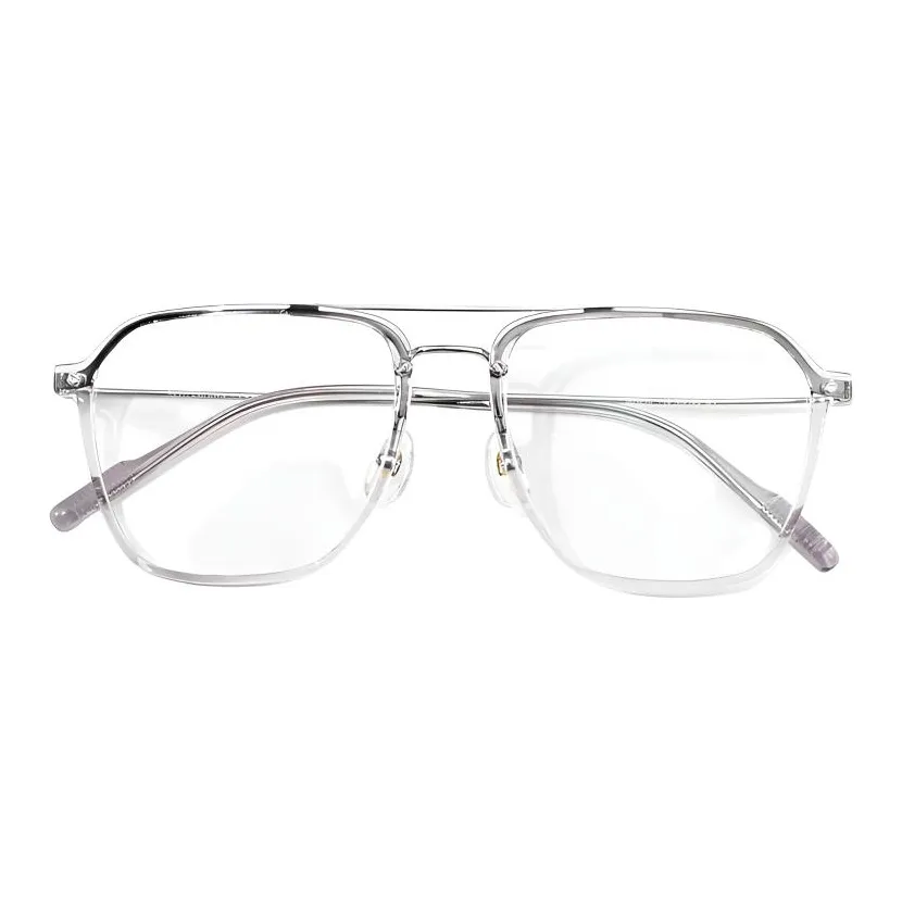 RUOYUN Чистый титан TR90 Aviator Функциональные очки Мужские