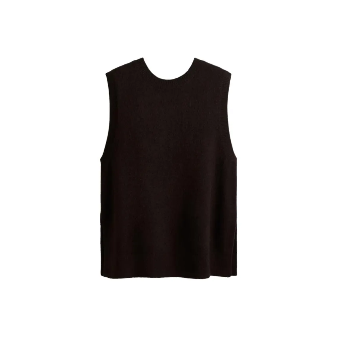 H M Темно-коричневые женские майки