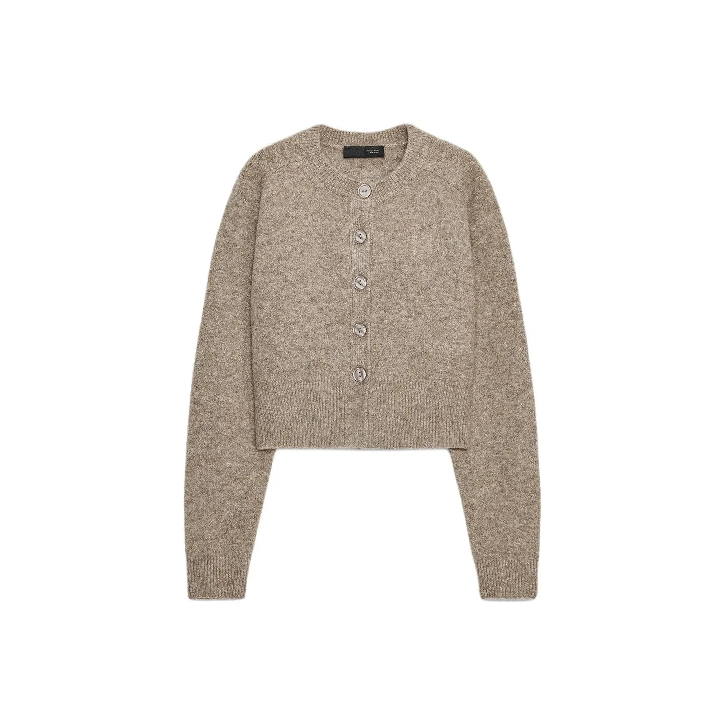 ZARA Металл Коричнево-желтый Женский Трикотаж