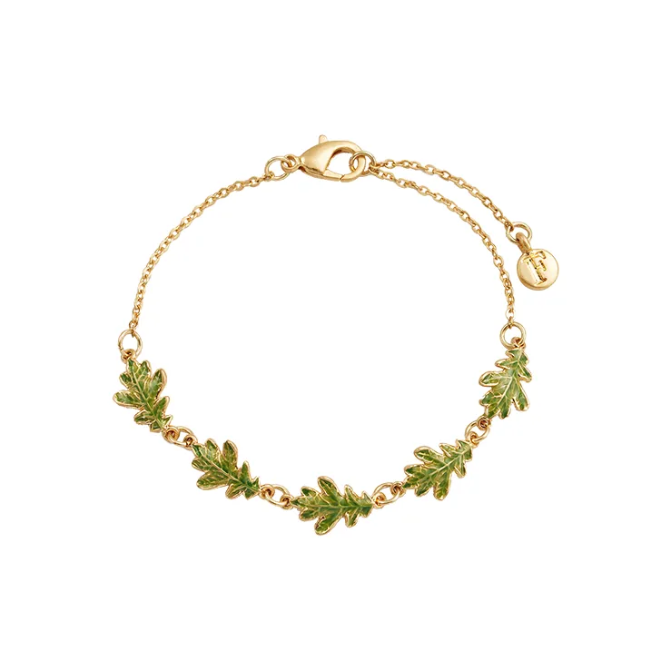 Fable 22K Pure Золотой Покрытый Браслеты Женские