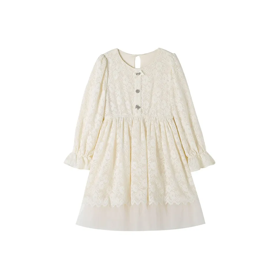 YUANYUAN GIRL Платье Осеннее для детей 3-7 лет