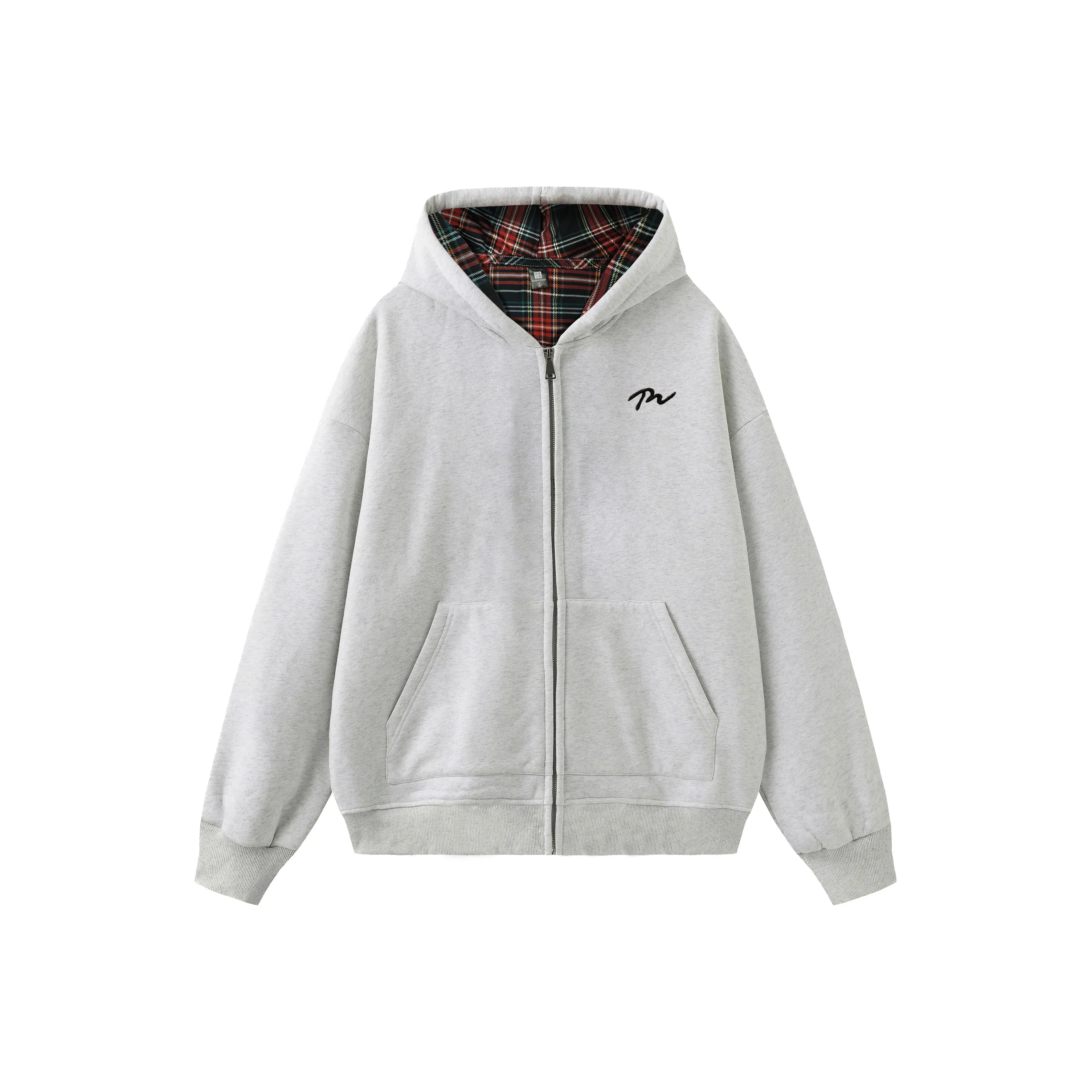 Pear 13 Свободный крой Застежка-молния Толстовка Женская