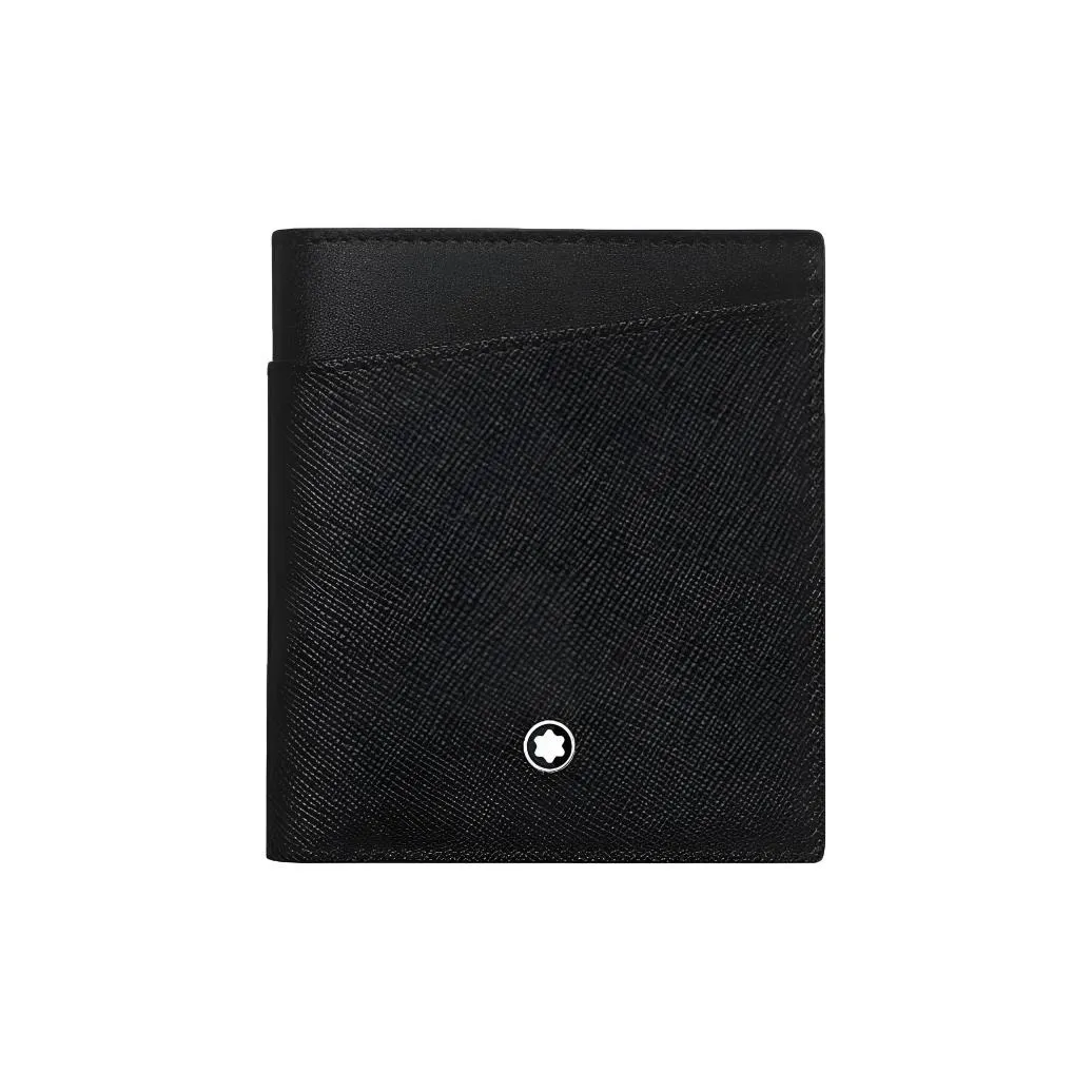 MONTBLANC Кошелек из коровьей кожи мужской черный