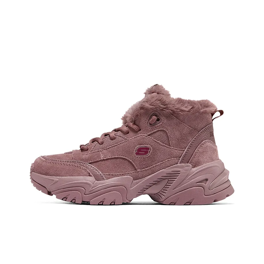 Skechers Stamina V2 Chunky Sneakers Women's High-Top Burgundy