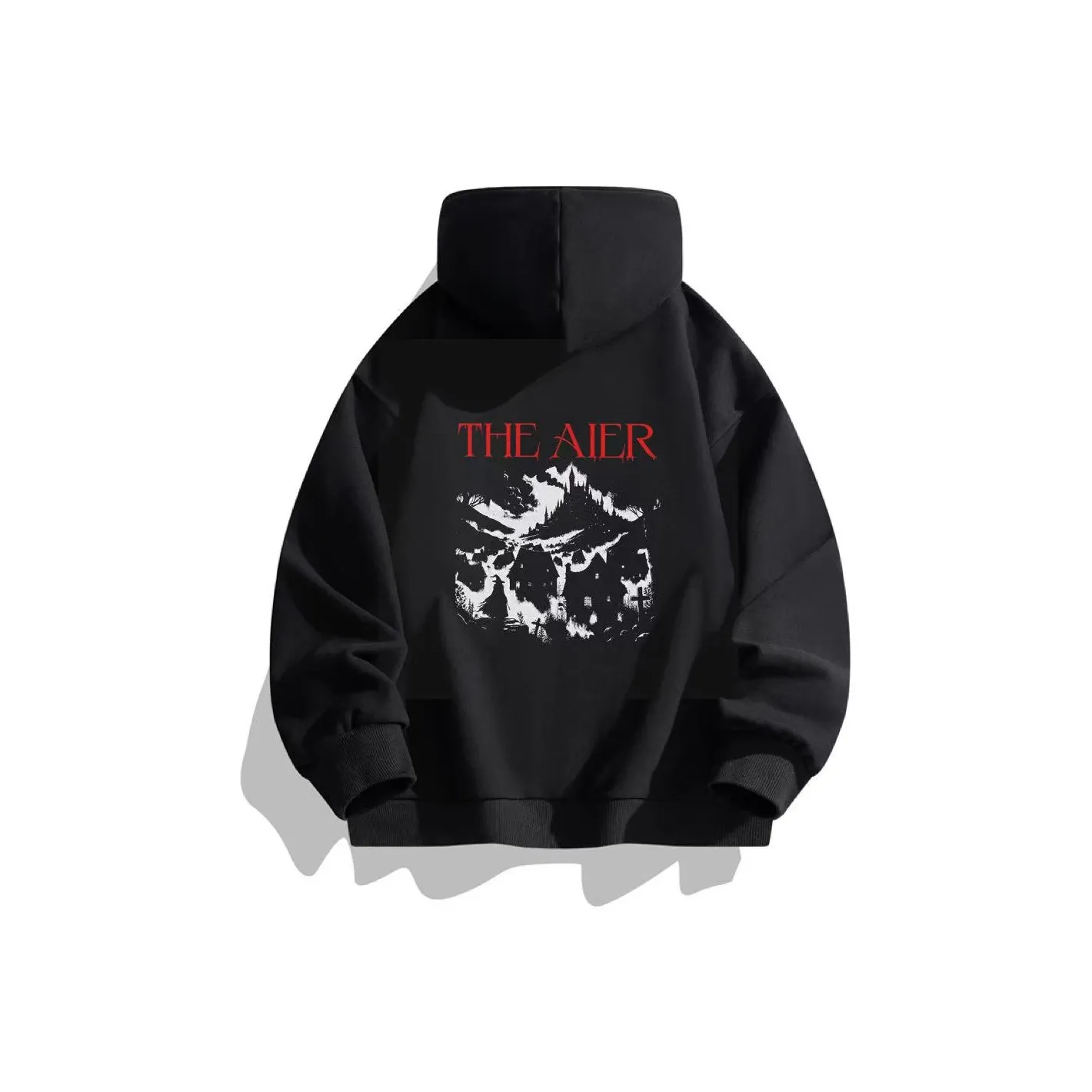 THE AIER Черный Унисекс Свитшоты