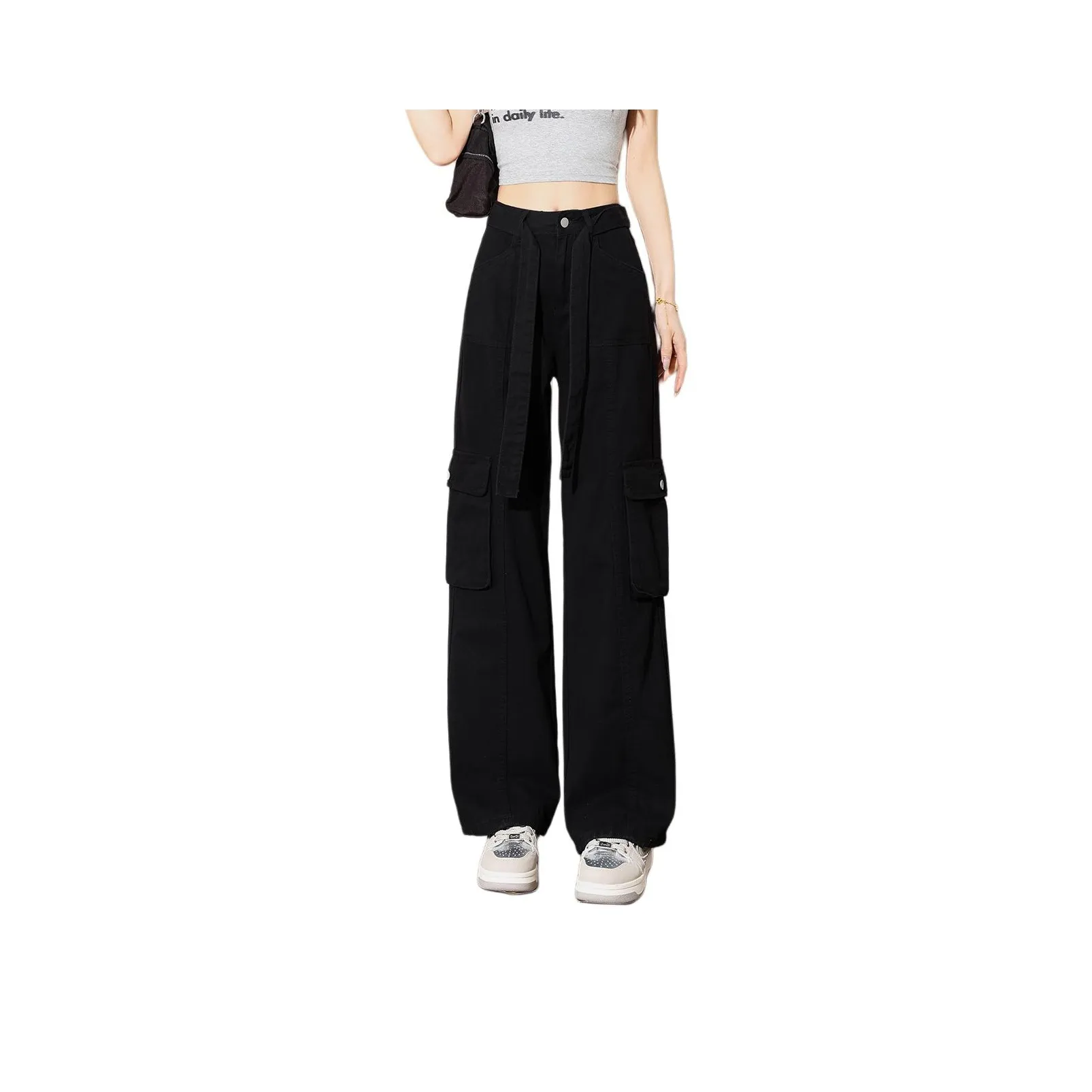 Tonlion Черные Женские Джинсы