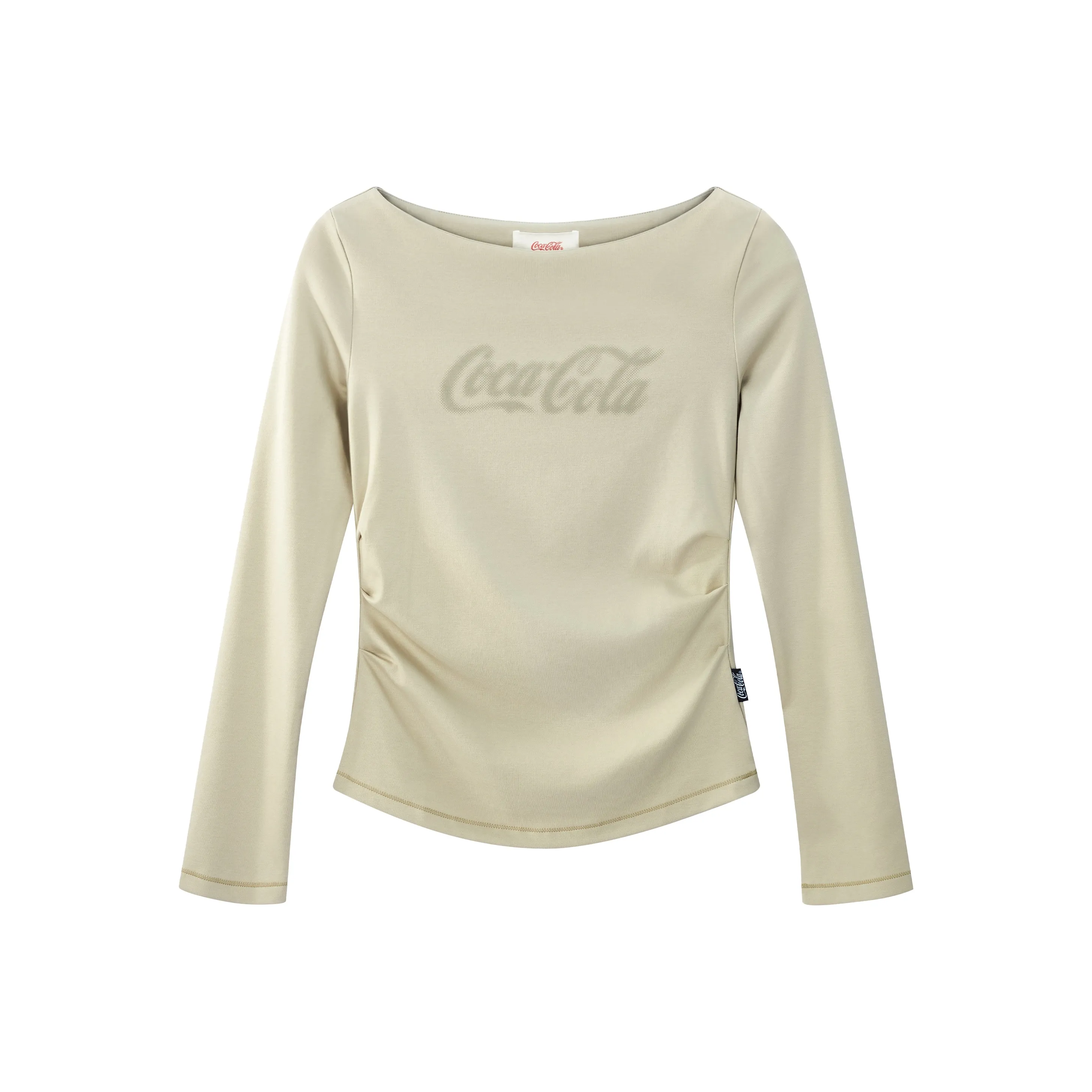 COCA COLA Темный Туманный Зеленый Женские T-Рубашки