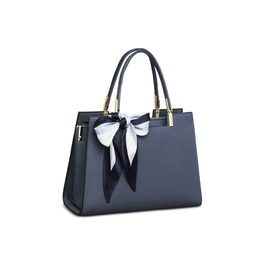 Crtnzo Kroez Коровья кожа Тоут Сумка Стандартная Женская Синяя