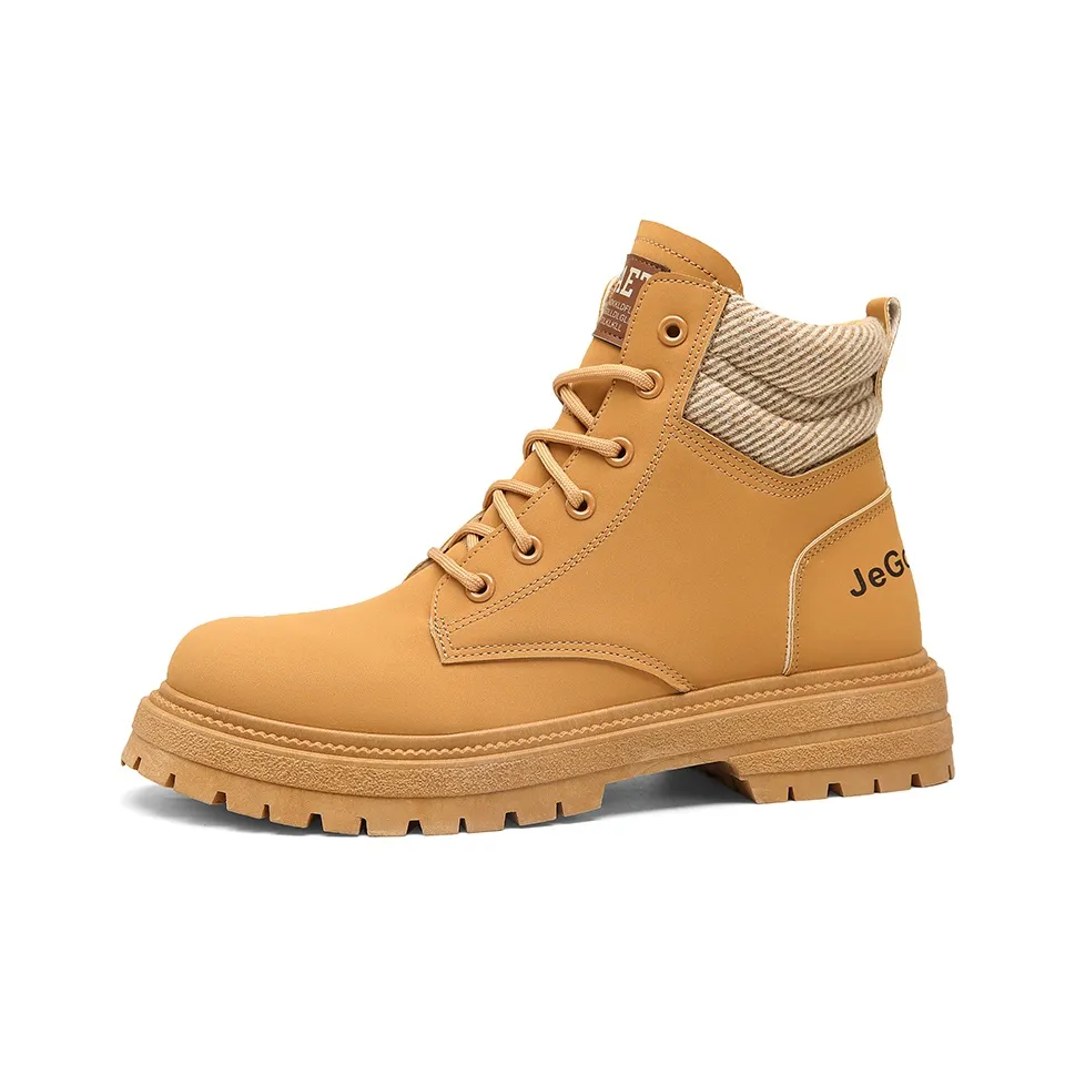 HUANAI Martin Boots Yellow Men's