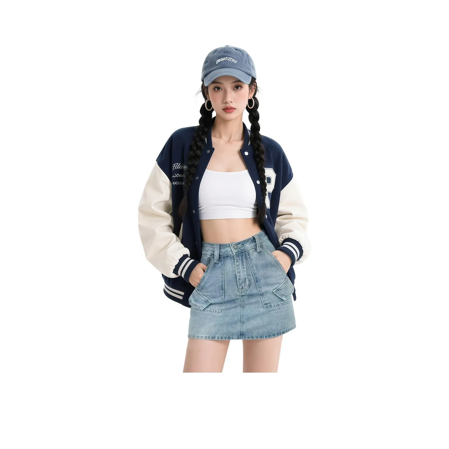 GROUNDZERO Джинсовые короткие юбки Женские