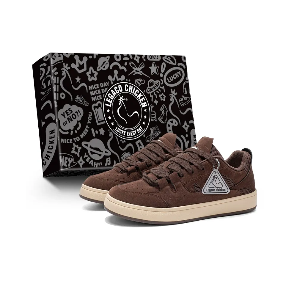 Legaco Chicken Шокабойеры Устойчивые к износу Противоскользящие Низкие Кроссовки для скейтбординга Мужские
