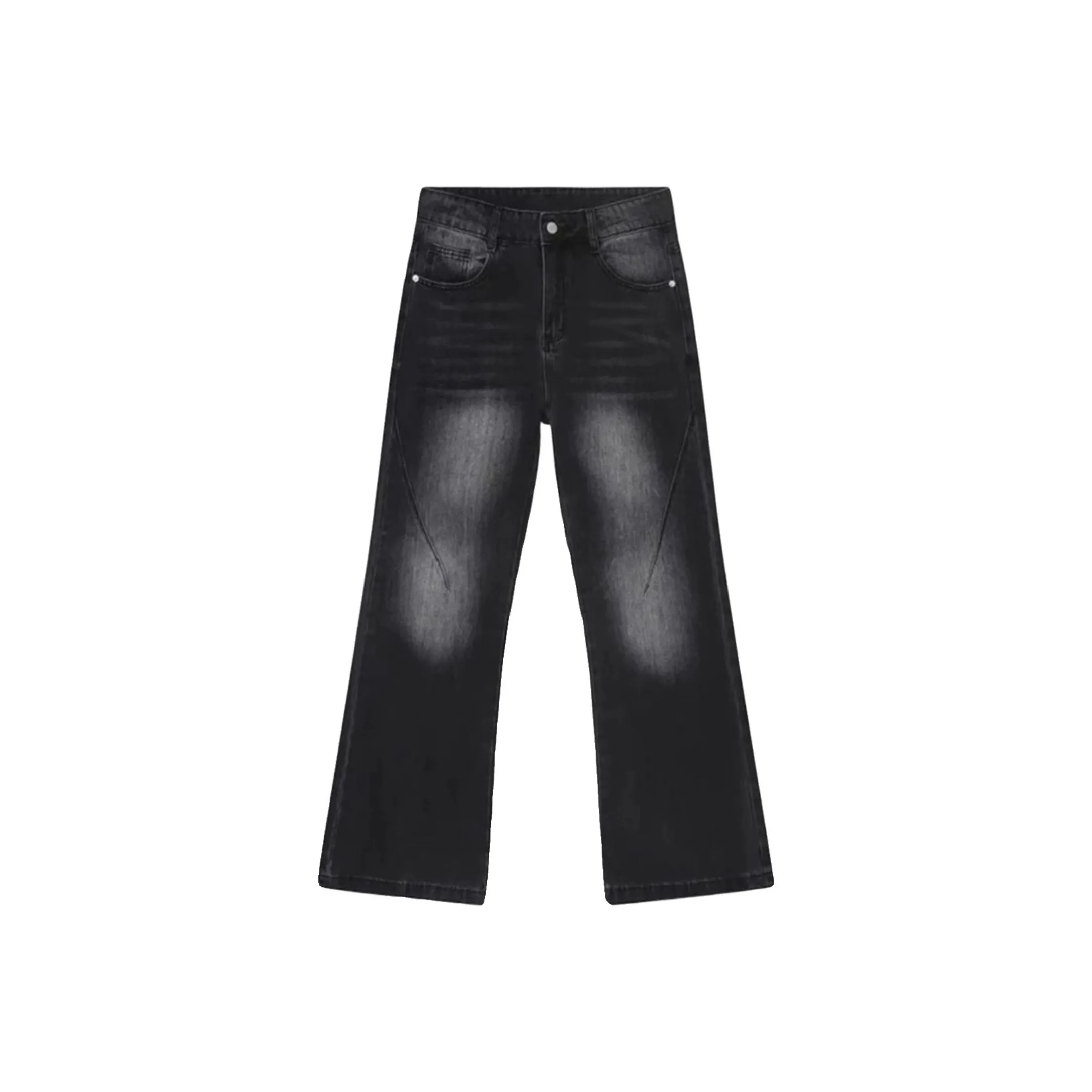 REBIRTHRABBIT 1621 Черные Мужские Джинсы