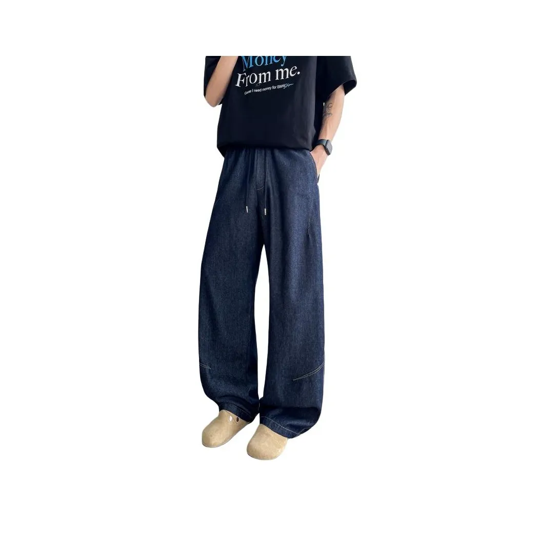 AMBER LIGHT Джинсы унисекс джинсовый синий