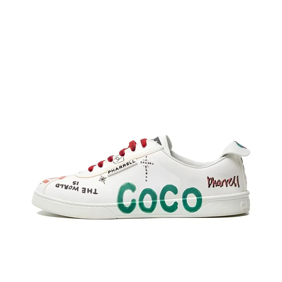 CHANEL Skateboard Shoes Women's Low Top White