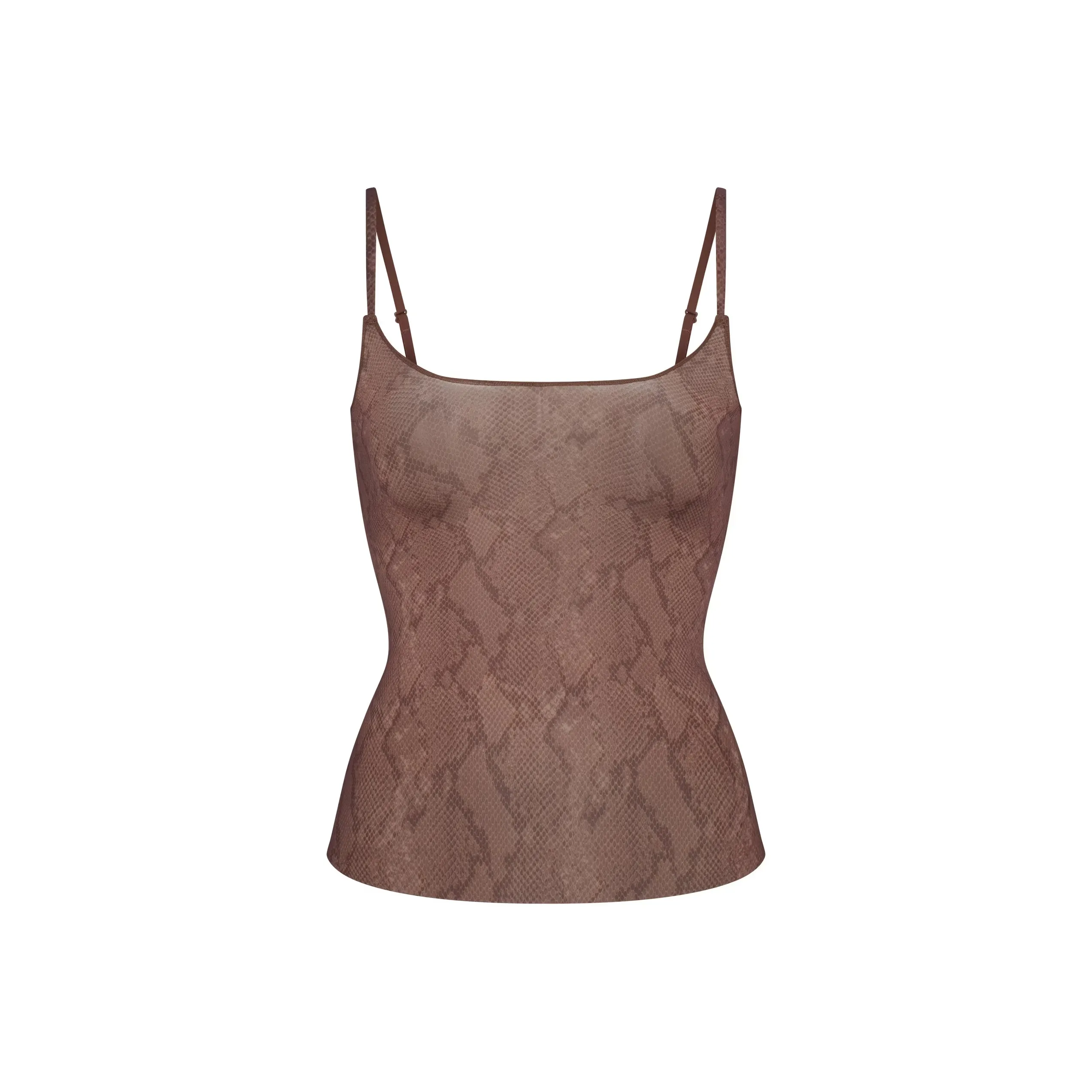 SKIMS FW25 MILKY Прозрачный Топ на бретелях CAMI Женские