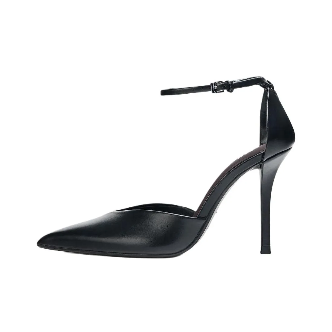 ZARA Узкий каблук Высокие каблуки 10 см Женские Черный