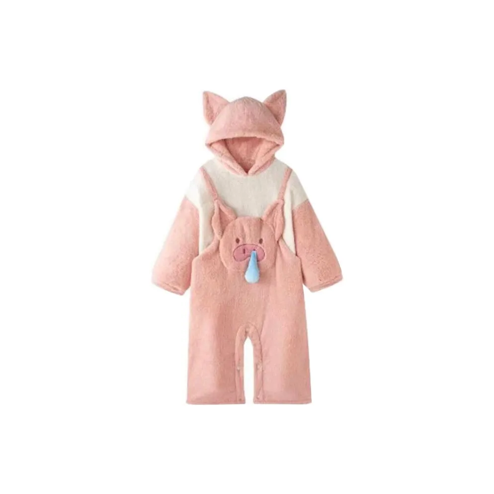 MEIJIAO Розовый Свинка Женские Банные халаты