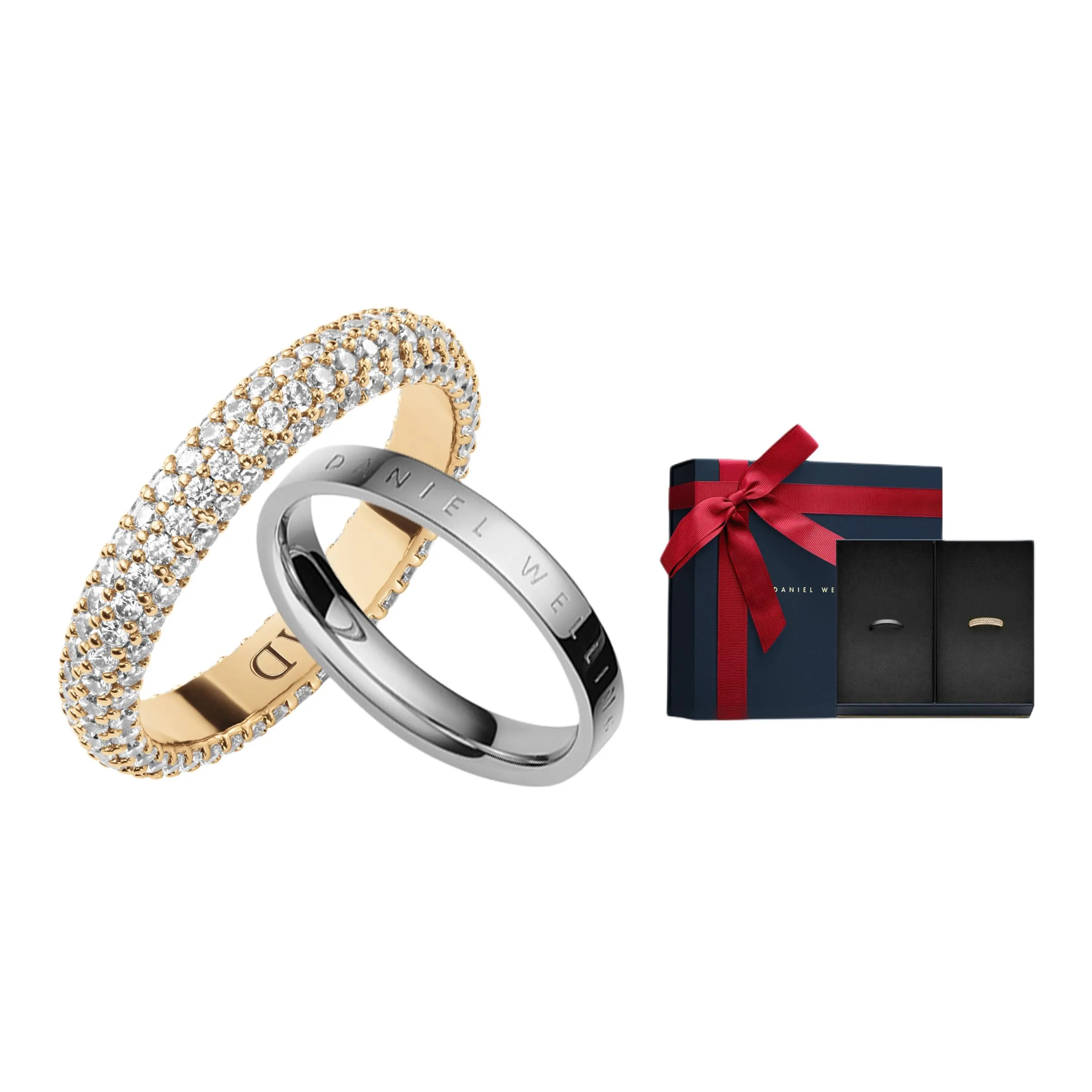 Daniel Wellington Роскошь Минималистский стиль Латунь Кольца Унисекс