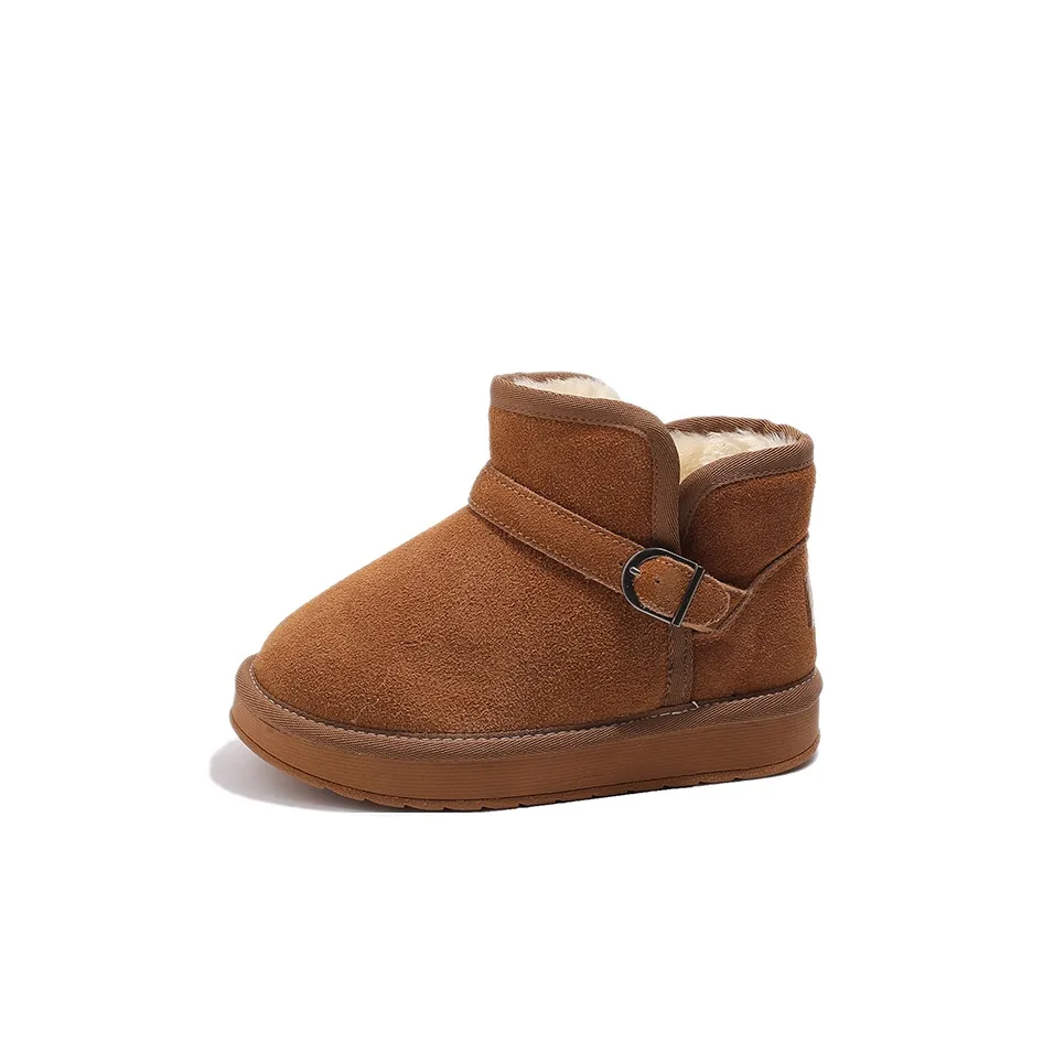 ADOONGA Амортизаторы Shock устойчивые к истиранию водонепроницаемые противоскользящие анти-KICK детские зимние сапоги