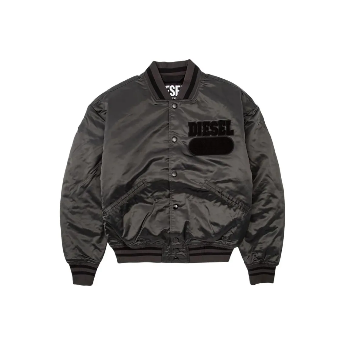 DIESEL Темно-серый Мужские Куртки