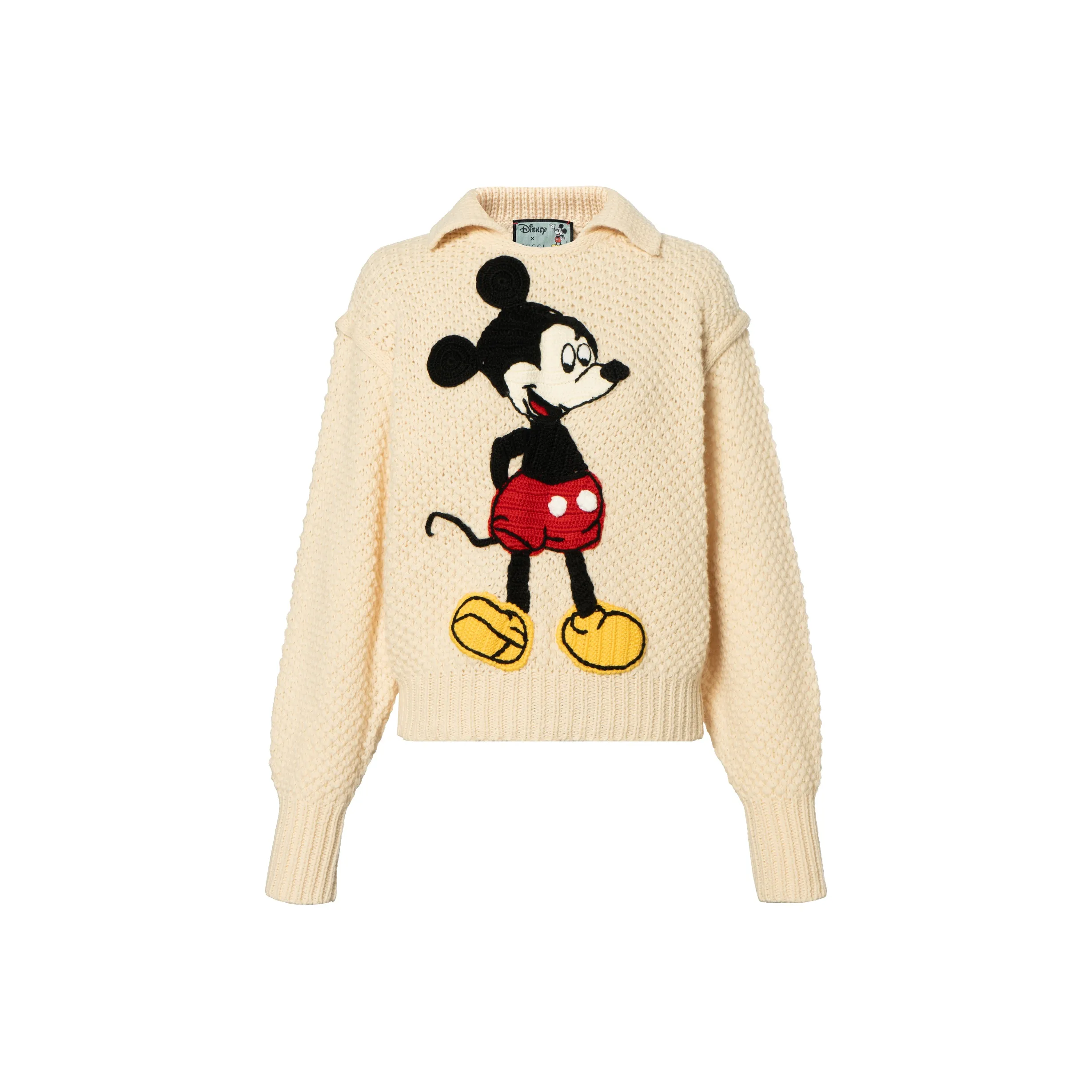 Disney X GUCCI Sweaters Women's Ivory White