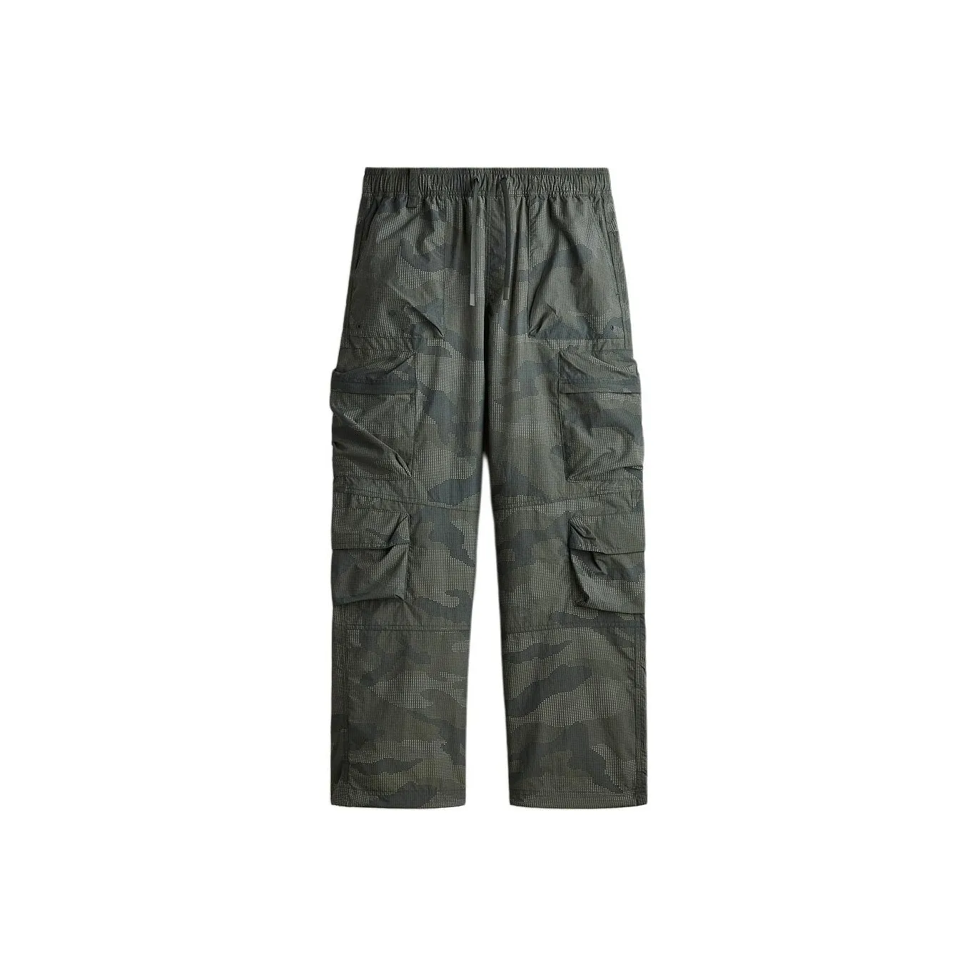 H M Темно-зеленый Узор Мужские Карго Брюки