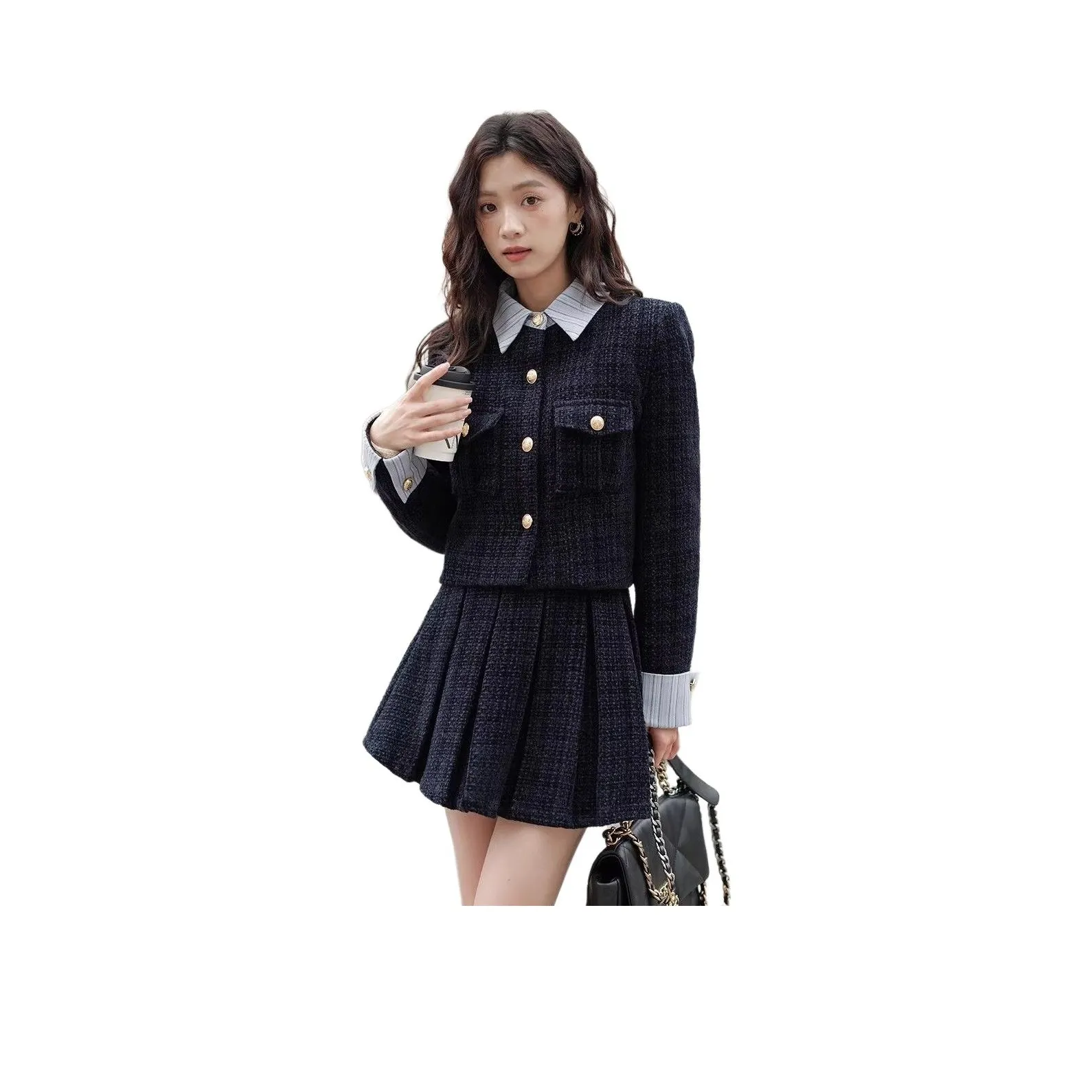 GIUHF Длинное платье с длинными рукавами женское