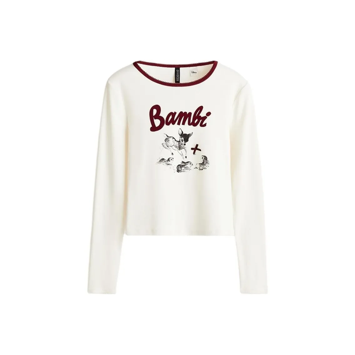 H M Белый Олень Пятно Женские T-рубашки