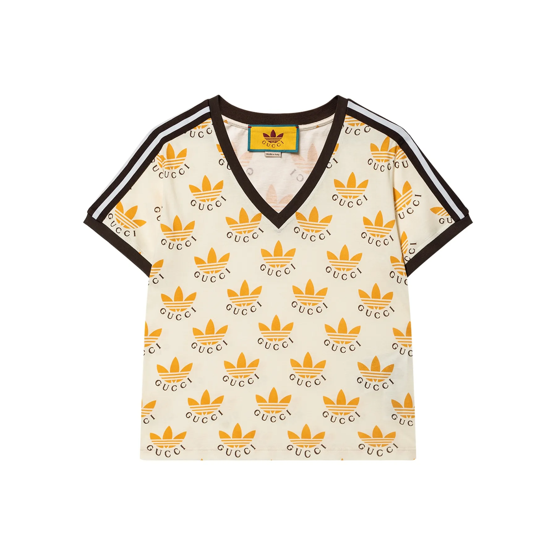 GUCCI SS22 T-Shirt Унисекс Айвори Белый