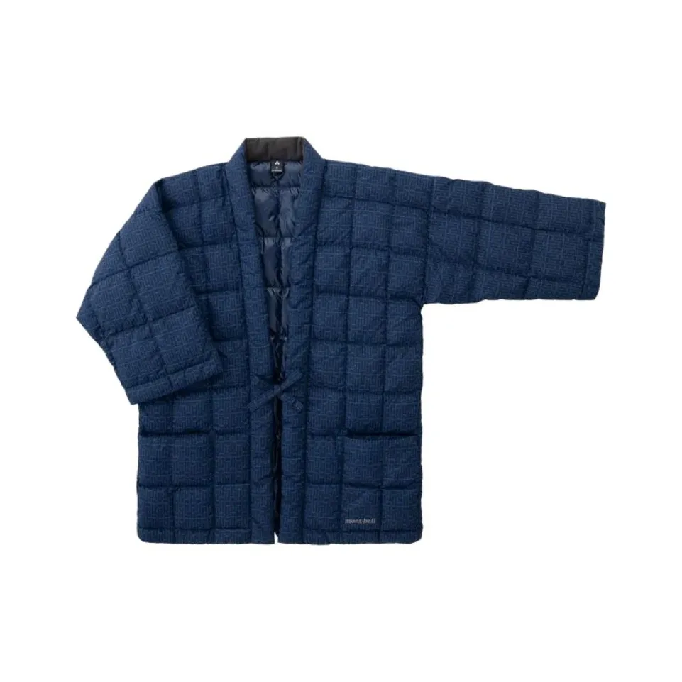 MONTBELL Пуховики и зимние пальто Мужской Темно-морской синий