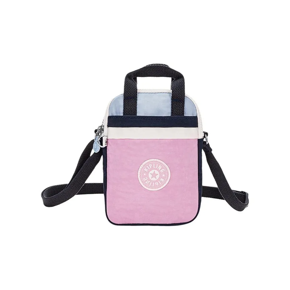 Kipling Нейлоновая Сумка Маленькая Женская Розовая Синяя Белая